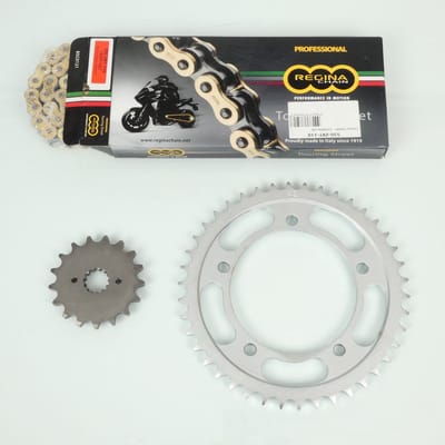 Kit chaîne Regina pour Moto Suzuki 1000 Gsx-R 2001 à 2006 17x42 Pas 530 Alésage 120mm Neuf