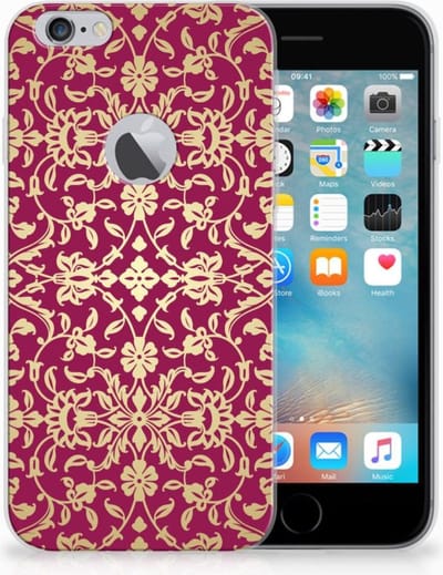 Siliconen Hoesje Apple iPhone 6 Plus | 6s Plus Barok Pink
