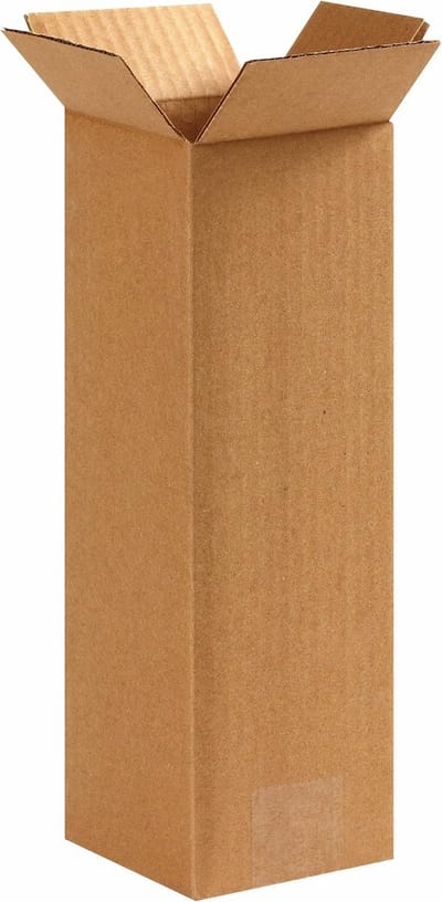 Stevige golfkartonnen verzenddozen 10x10x30 cm (25 stuks)