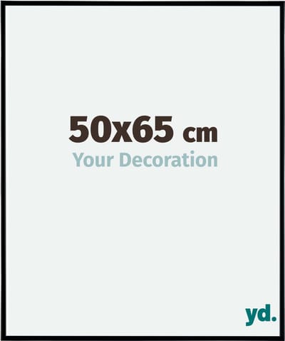 Your Decoration - Fotolijst 50x65 cm - Kunststof - Zwart Mat - Evry