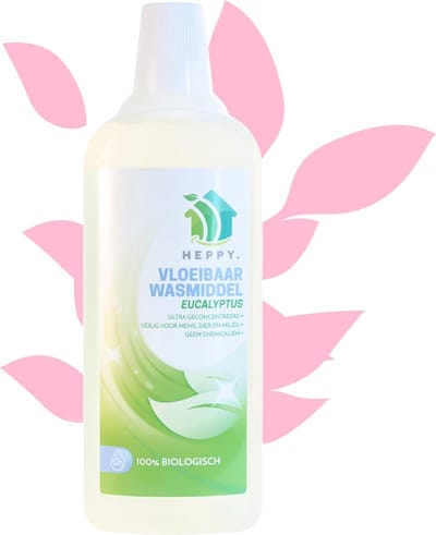 Heppy - Biologisch Vloeibaar Wasmiddel 750ML (biologische schoonmaakmiddelen)