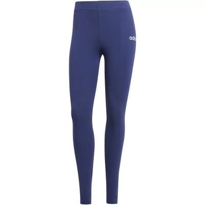 Adidas Sportswear Essentials Linear Katoenen Legging - Dames - Blauw