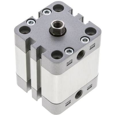 ISO 21287 Compacte Dubbelwerkende Cilinder 40-20mm - Magnetisch