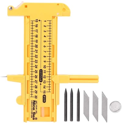 Dailygoods - Verstelbare Kompassen Cirkel Cutter voor Snijwerkzaamheden