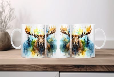 Auqarel koffiemok Eland 1