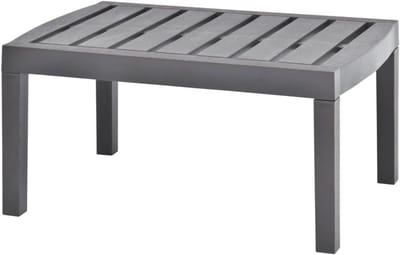 Tuintafel - Buitentafel - Terras en tuin - Weerbestendig kunststof - 78 x 55 x 38 cm - Mokka