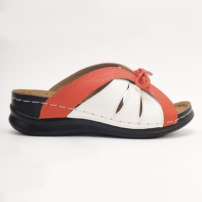 Slippers Vrouwen Boog Flats Platform Schoenen Strand Jurk Sandalen Casual Wandelschoenen Slippers Zomer Mode Gezellige Vrouwelijke Slides 43 rood