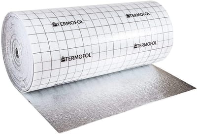 Reflecterende schuimisolatie voor thermische en geluidsabsorptie - 3 mm of 5 mm dik, 100 cm breed