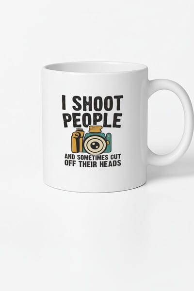 I Shoot People Fotografen Mok - Grappige Fotografie Cadeau Idee
