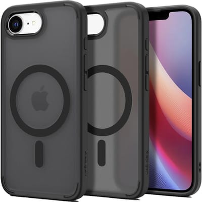 Spigen Ultra Hybrid Backcover geschikt voor MagSafe geschikt voor iPhone 17e / 16e - Frost Black