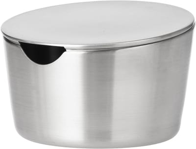 Esmeyer suikerpot met deksel VISTA, rond, zilver