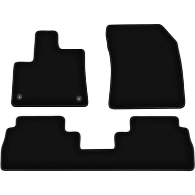 BASIC zwarte velours matten voor: Toyota ProAce City combivan (2018-)