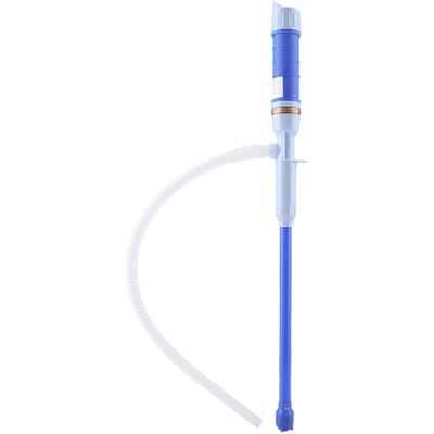 Elektrische Batterij Aangedreven Dieselolie Vloeistoffen Overdrachtspomp Pijp Aquarium Waterpomp(Blauw) blauw