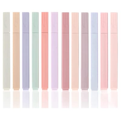 carmdering -Markeerstiften - Fineliners - Markeerstift -Markeerstiften pastel - Fineliners - Bijbel markers- Warm gekleurd - Set van 12