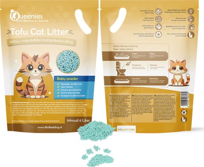Tofu Cat Litter - baby poeder - 6 liter