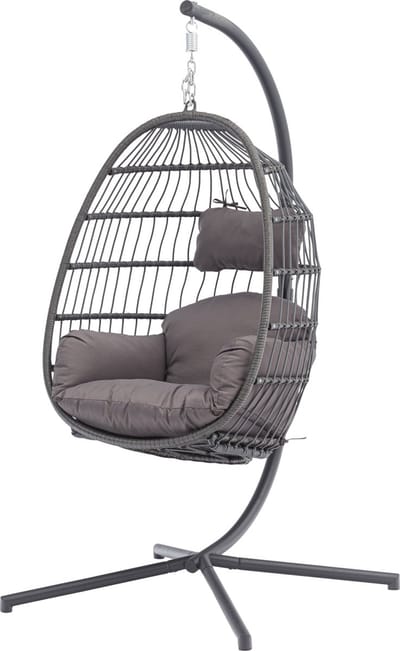 Verona hangstoel aluminium met standaard