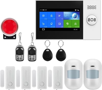 Huis Alarmsysteem - Beveiligingssysteem Thuis - Woning Beveiligen - App Bediening Wifi Gsm - 100 Sensoren Ondersteund - W4B4