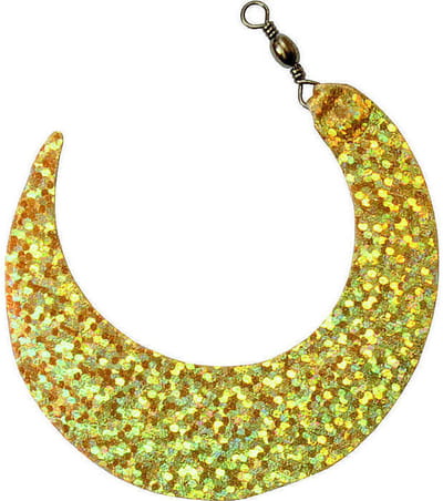 Predox Predox Wiggle Tail Gold Holo – Wiggle Tail met wartel voor kunstaas en streamers L