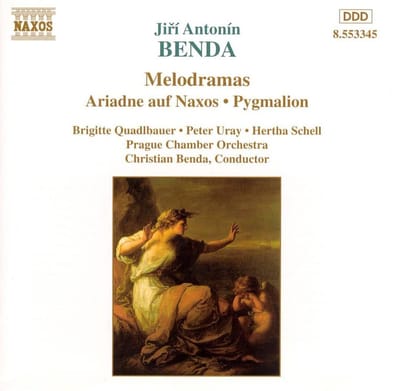 Benda: Ariadne auf Naxos, Pygmalion / Christian Benda