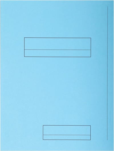 Exacompta 5x SUPER 210 - Pak van 50 mappen met 2 kleppen - 24x32cm - - Lichtblauw - 335006E