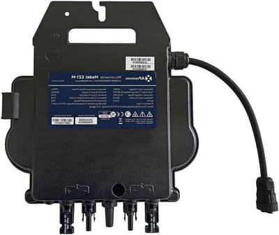 Micro-omvormer - Zonne-energie converter - Energie opwekken - Plug & Play installatie - 600W - Zwart