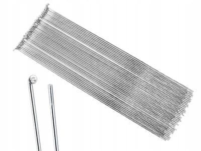 SLE Spokes - Stalen Spaakset - 246 mm - Zilver - Anticorrosief