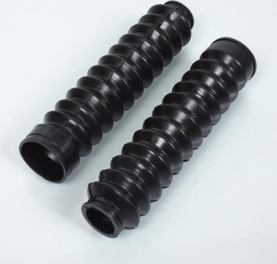 vorkbescherming voor Peugeot 103 bromfiets zwart / d26/44 mm l210 mm nieuw