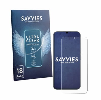 Savvies - Screenprotector voor realme C100 5G - Folie Beschermfolie transparant 18 Stuks