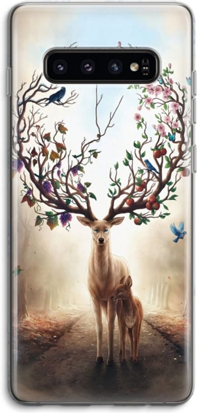Case Company® - Hoesje geschikt voor Samsung Galaxy S10 4G hoesje - Seasons Change - Soft Cover Telefoonhoesje - Bescherming aan alle Kanten en Schermrand
