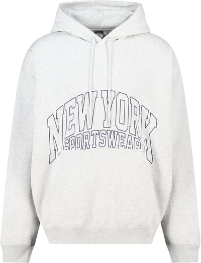America Today Skip Hood Light Grey Melange Größe: L | Pullover Outlet | Herren | Grau