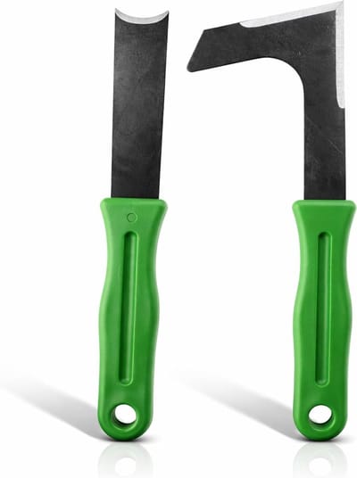Tuin onkruid gereedschap - Handwieder set - Terras onkruid verwijderen - Ergonomisch ontwerp - 2 stuks - Niet gespecificeerd
