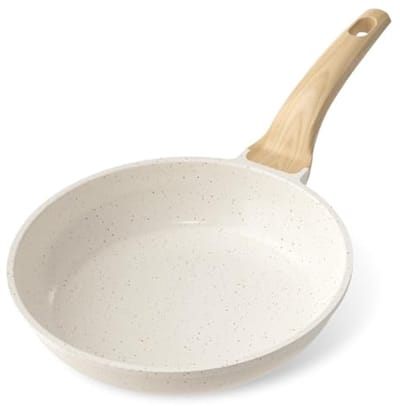 24 cm Koekenpan Granieten Antiaanbaklaag - Geschikt voor Eieren, Pannenkoeken en Spek, Inductie, PFOA-vrij