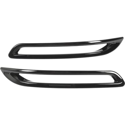 2 STUKS Achter Mistlamp Cover Trim Baklak Zwart Bumper Licht Frame Sierlijst Vervanging Voor Accord 2023 black