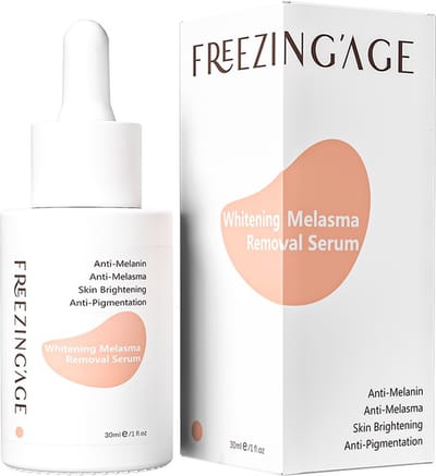 Freezing’Age Gezichtsserum – Tegen Pigmentvlekken & Melasma – Huidverhelderend Serum – 30ml – Met Vitamine C, Niacinamide & Plantenextracten