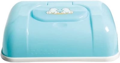 Houders Babydoekjes - Voordeel Cassette - Babyverzorging Thuis - Voorkomt Uitdroging - 29.5 x 21 x 8 cm - Turquoise