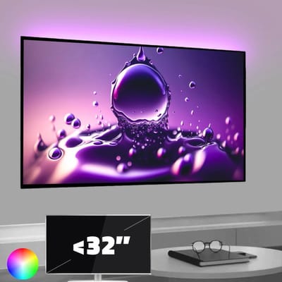 TV led strip | TV verlichting | TV Lamp | set met 1 RGB strip tot 32 inch | 1x 50cm led strip | Gaming accessoires | Led Light Strip | Licht strip