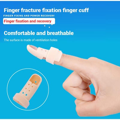 10 Stuks Vinger Splint Hamer Vinger Ondersteuning Splint Verstelbaar 5 Maten Plastic Vinger Ondersteuning Beschermer white
