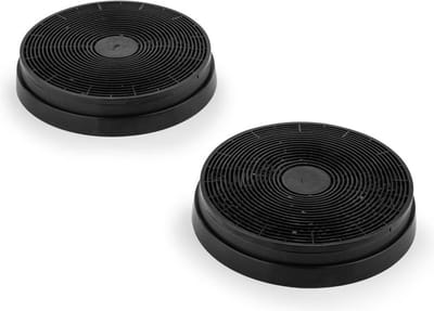 Klarstein Afzuigkap Actief Koolfilter voor 2 Filters Ø17,5 cm - Koolstoffilter Vervangingsfilter Reservedeel - voor Recirculatie - Actieve Kool 2 - Dampkap Wasemkap Kookplaatafzuiging
