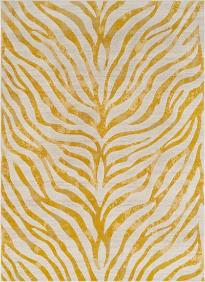 SURYA Cybele vloerkleed zebra boho geel beige