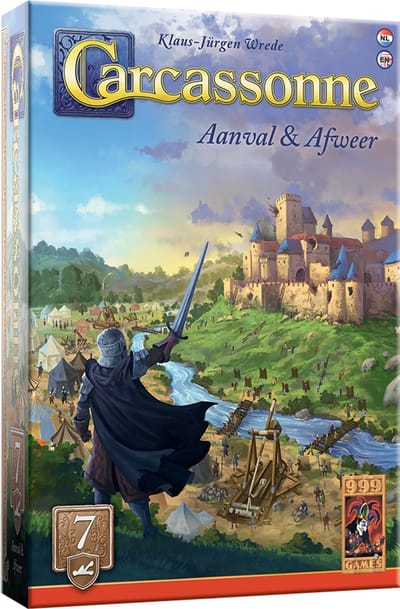 999 Games - Carcassonne: Aanval & Afweer - Uitbreiding 7 - Nieuwe Versie - NL - EN