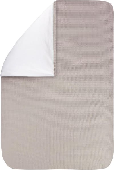 BINK Bedding Dekbedovertrek Wafel (Pique) Zand Ledikant 100x135 cm (geen sloop)