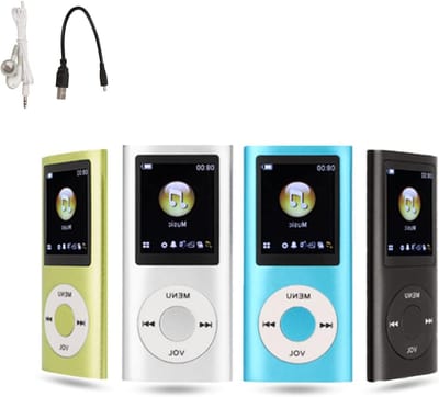 MP3 Muziekspeler - Draagbare Speler - Muziek Luisteren - Lossless Geluidskwaliteit - 18 Inch Scherm - Groen
