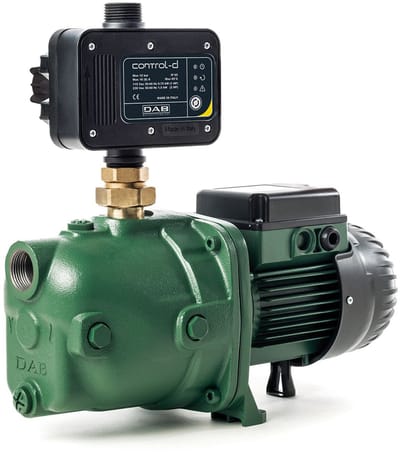DAB Jet 132 M + DAB Control-D - Pompbesturing - Droogloopbeveiligingssysteem - Plaatsen op Beregeningspompen en Bronpompen Hydrofoorpomp