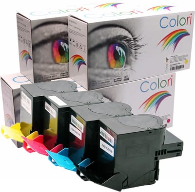 Colori huismerk toner geel XL geschikt voor Lexmark CX410de CX410dte CX410e CX410 Series CX510de CX510dhe CX510dthe CX510 802HY 802H
