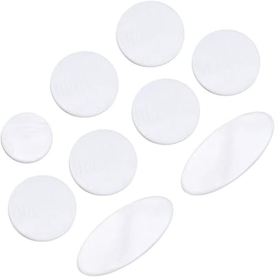 Saxofon Toetsknoppen Inlegstukken Set van 9 Stuks - Accessoires voor Alt en Soprano Saxofoon, Houtblazers en Muziekinstrumenten