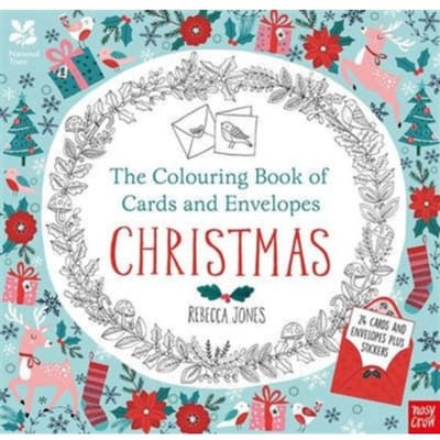 National Trust: The Colouring Book Of Cards And Envelopes - Christmas - Colouring Books Of Cards - Rebecca Jones