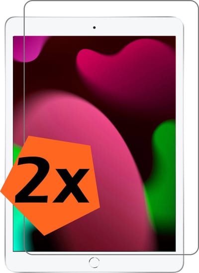 Screenprotector - 2 Stuks - Geschikt voor Apple iPad 9 (2021) - 10.2 inch - 9e Generatie - Extra Sterk - Gehard Glas - Beschermglas - Tempered Glass - Screen Protector