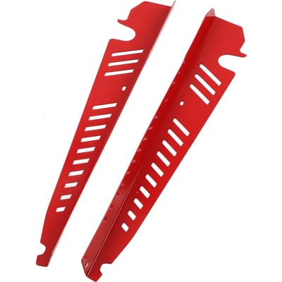 Carénages de garde-boue en alliage d'aluminium avec accessoires de quincaillerie adaptés aux WRX et STI 2015 ?2020 rouge