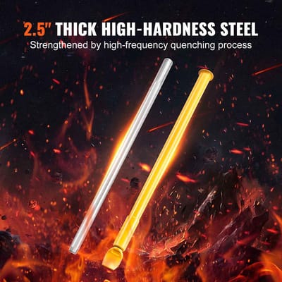CORE Bandenkraalbreker - Bandschuifhamer - Banden Demontagehamer - Heavy Duty Stalen Bandenwisselgereedschap - Schuifhamer voor het Losmaken van Bandenkralen - Professioneel Gereedschap voor Bandenwissel, Bandendemontage en Garagegebruik - Geel