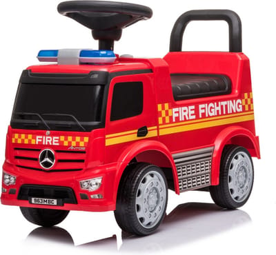 Puck Loopauto - Mercedes Brandweerauto - Rood